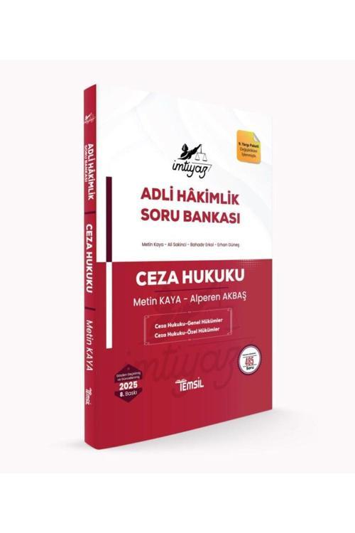 Temsil Kitap İmtiyaz Adli Hakimlik Ceza Hukuku (Genel Hükümler - Özel Hükümler) Soru Bankası