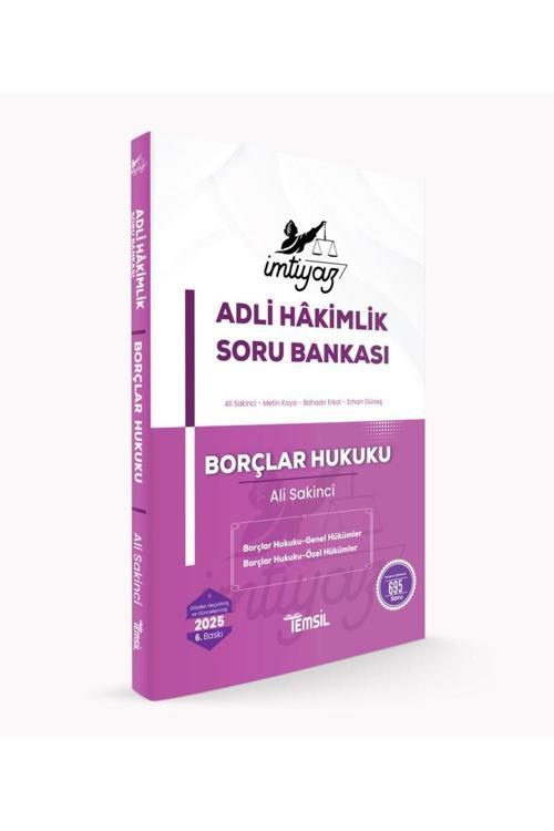 Temsil Kitap İmtiyaz Hakimlik Borçlar Hukuku (Genel Hükümler-Özel Hükümler) Soru Bankası