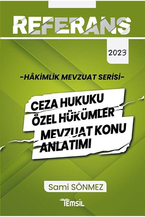 Temsil Kitap Hakimlik Ceza Hukuku Özel Hükümler Mevzuat Konu Anlatımı / 9786256416512