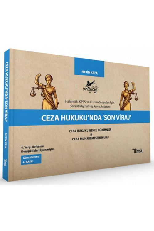 Temsil Yayınları Ceza Hukukunda Son Viraj 4. Baskı - Metin Kaya