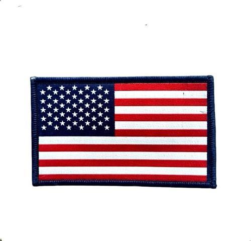 AMERİKA Bayrak Peç 11cm x 7 cm Arkası Cırtlı  - Arma -  Patch