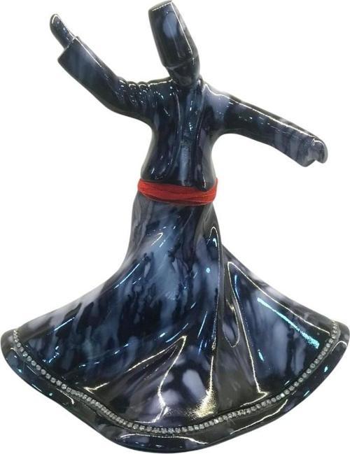  Semazen Dekoratif Biblo 22 Cm Siyah