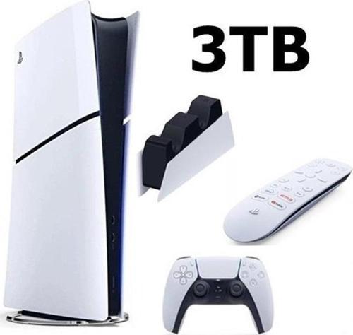 Playstation 5 Slim Dijital 3TB+ŞARJ İSTASYONU+MEDİA KUMANDA
