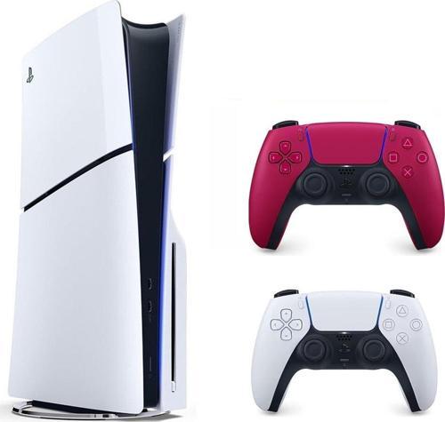 Playstation 5 Slim CD'Lİ +2. Kırmızı Dualsense Oyun Konsolu