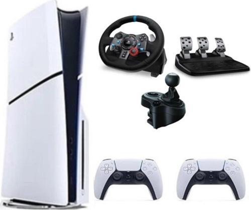Playstation 5 Slim Cd'li Edition + 2. Dualsense + G29 Driving Force Yarış Direksiyonu + Shifter