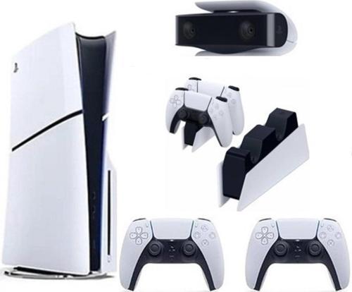 Playstation 5 Slim CD'Lİ Edition +2.Dualsense + Şarj İstasyonu+ PS5 KAMERA