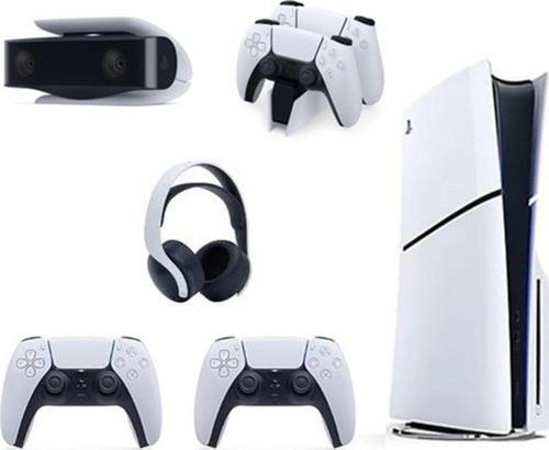 Playstation 5 Slim CD'Lİ Edition +2.Dualsense + Şarj İstasyonu+ PS5 KAMERA +3D PLUS KULAKLIK