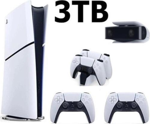 Playstation 5 Slim Dijital 3 TB Edition +2.Dualsense+Şarj İstasyonu+PS5 KAMERA