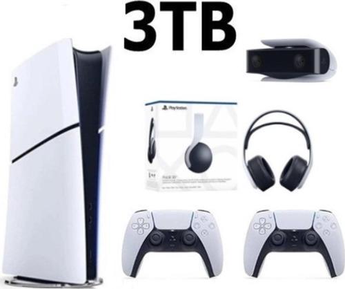 Playstation 5 Slim Dijital 3TB +2.Dualsense+PS5 KAMERA +3D PLUS KULAKLIK
