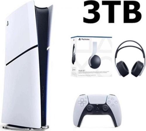 Playstation 5 Slim Dijital 3TB+3D PLUS KULAKLIK