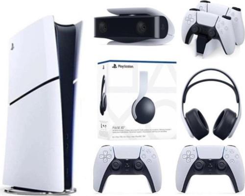 Playstation 5 Slim Dijital Edition +2.Dualsense + Şarj İstasyonu+ PS5 KAMERA +3D PLUS KULAKLIK