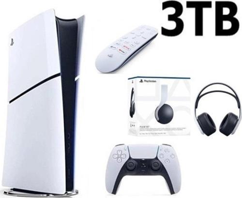 Playstation 5 Slim Dijital Edition 3TB + Media kumanda +3D PLUS KULAKLIK
