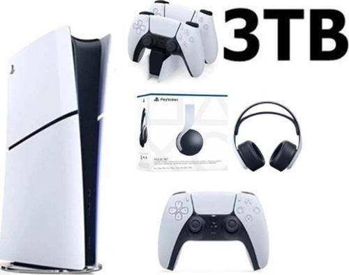 Playstation 5 Slim Dijital Edition 3TB+Şarj İstasyonu+3D PLUS KULAKLIK