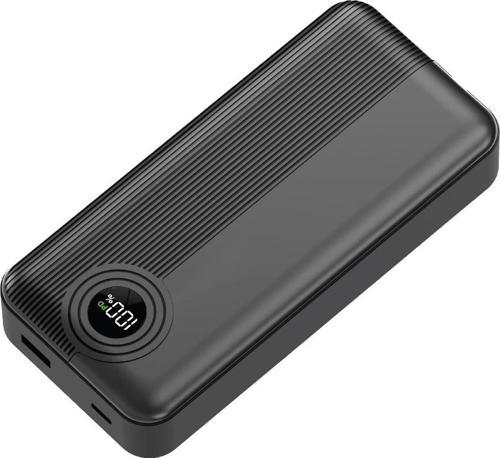W4 20.000MAH 2x Type C Kablolu 22.5W Pd LED Göstergeli 18w Giriş 20w Çıkış Powerbank - DCA0068