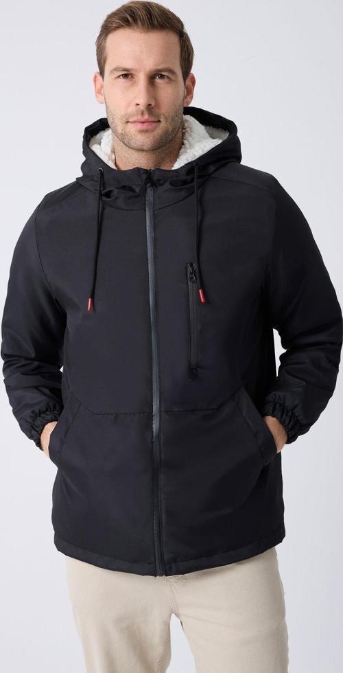 Erkek Kürklü Su Ve Rüzgar Geçirmez Kapüşonlu Kışlık Mont & Kaban & Parka