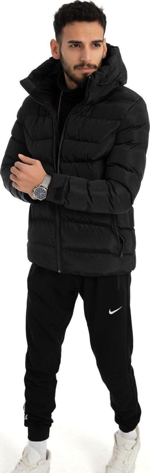 Spor Erkek Polarlı Kapüşonlu Su Geçirmez Rüzgara Dayanıklı Mont