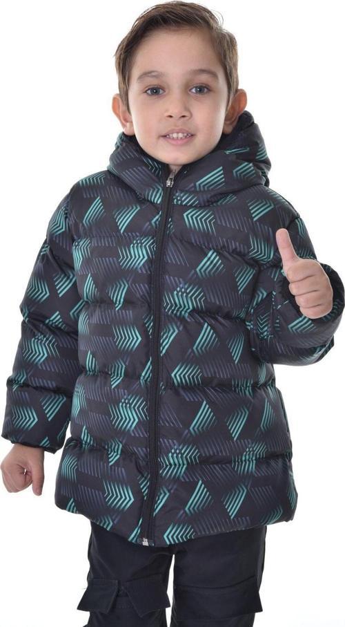 Spor Erkek Spor Çocuk Saks Dijital Desen Polar Su ve Rüzgar Geçirmez Kapüşonlu Mont