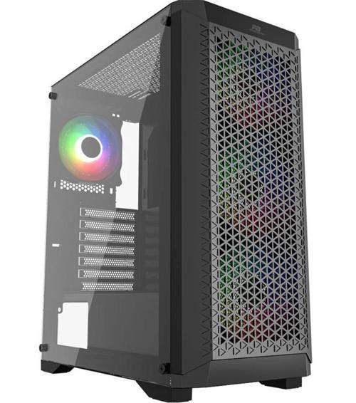 Powerboost Pb-Ps5847B 600W Atx Usb 3.0 Rainbow Fanlı Mesh Gaming Siyah Boş Bilgisayar Kasası