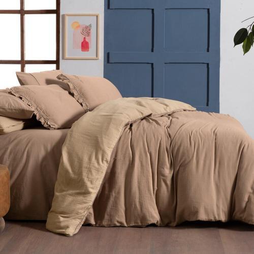 Kenyon King Size Nevresim Takımı Bej
