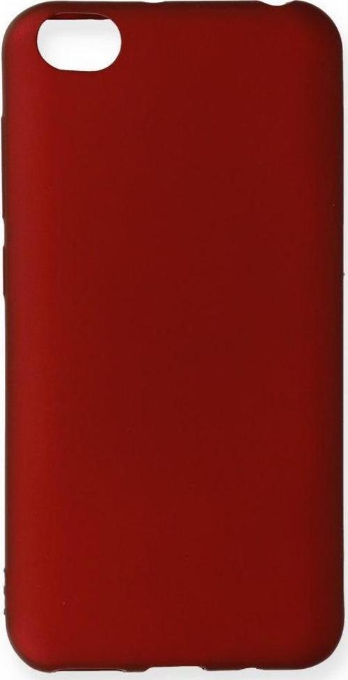 Xiaomi Redmi Go Kılıf Premium Rubber Silikon - Bordo