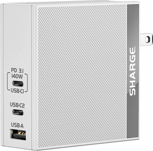 S140 - 140W PD3.1 GaN Hızlı Şarj Cihazı - Beyaz