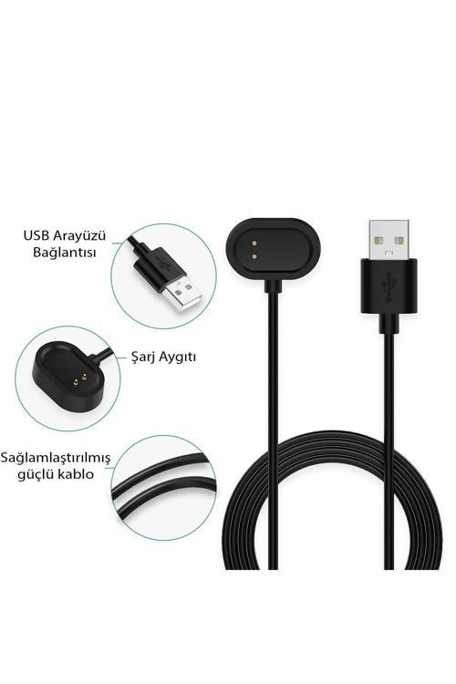 Realme Band 2 Akıllı Bileklik Uyumlu Usb Şarj Kablosu