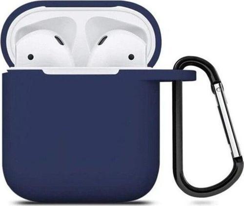 Airpods  1. Ve 2. Nesil Uyumlu Silikon Koruma Kılıf Kancalı