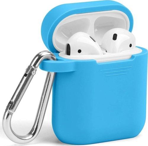 Airpods  1. Ve 2. Nesil Uyumlu Silikon Koruma Kılıf Kancalı