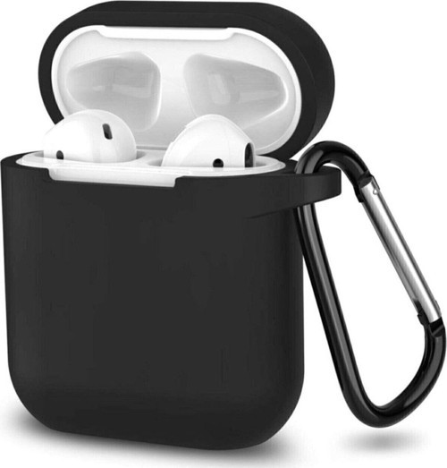Airpods 1. Ve 2. Nesil Uyumlu Silikon Koruma Kılıf Kancalı