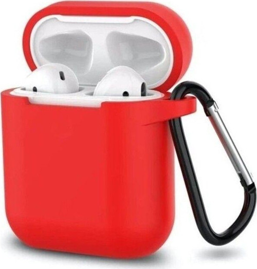 Airpods 1. Ve 2. Nesil Uyumlu Silikon Koruma Kılıf Kancalı