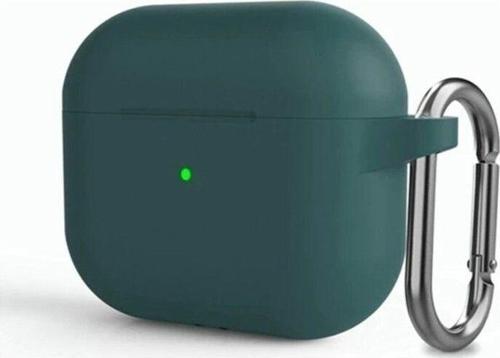 Airpods 3. Nesil Uyumlu Silikon Lüx Kılıf+Kancalı