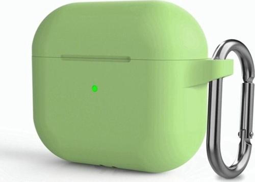 Airpods 3. Nesil Uyumlu Silikon Lüx Kılıf+Kancalı