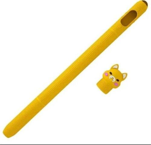 Apple Pencil 2. Nesil Uyumlu Koruyucu Silikon Kılıf  Sevimli Kedi Figürlü (Ürün Kalem Değildir)