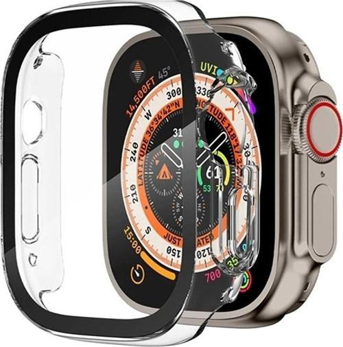 Apple Watch Ultra 49Mm 360 Derece Camlı Full Çerçeve Koruma
