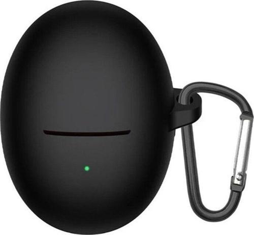 Huawei Freebuds 5 Uyumlu Mat Silikon Kılıf  + Kancalı
