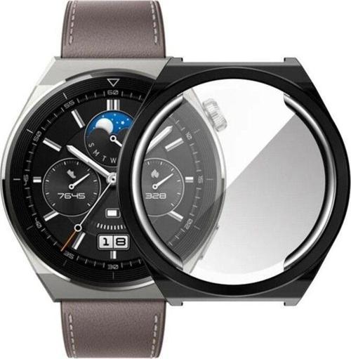 Huawei Watch Gt 3 Pro 46Mm 360° Full Koruma Ultra Ince Silikon Kılıf