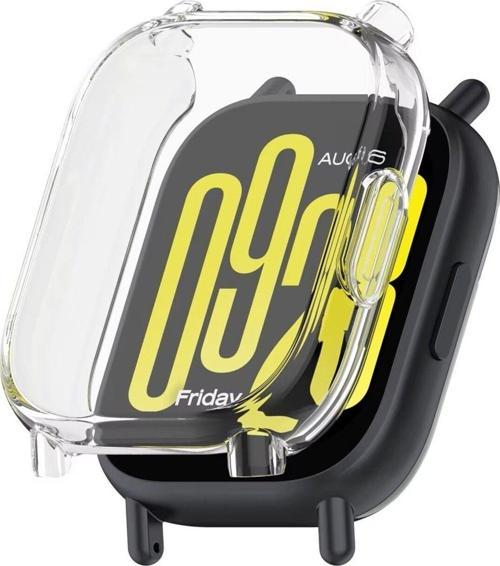 Xiaomi Redmi Watch 5 Active Uyumlu Silikon Kılıf 360 Full