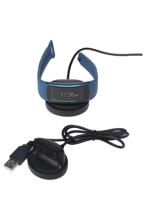 Samsung Galaxy Gear Fit 2 R360 Uyumlu Usb Dock Şarj Kablosu Şarj Ünitesi 1 M