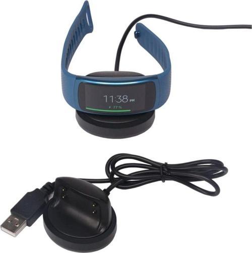Samsung Galaxy Gear Fit 2 R360 Uyumlu Usb Dock Şarj Kablosu Şarj Ünitesi 1 M