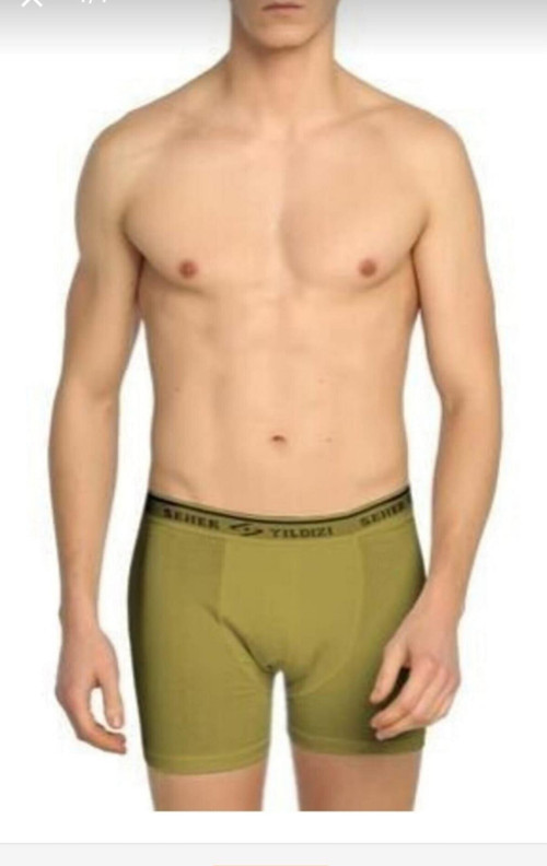 0060 ERKEK LİKRALI BOXER 12 ADET