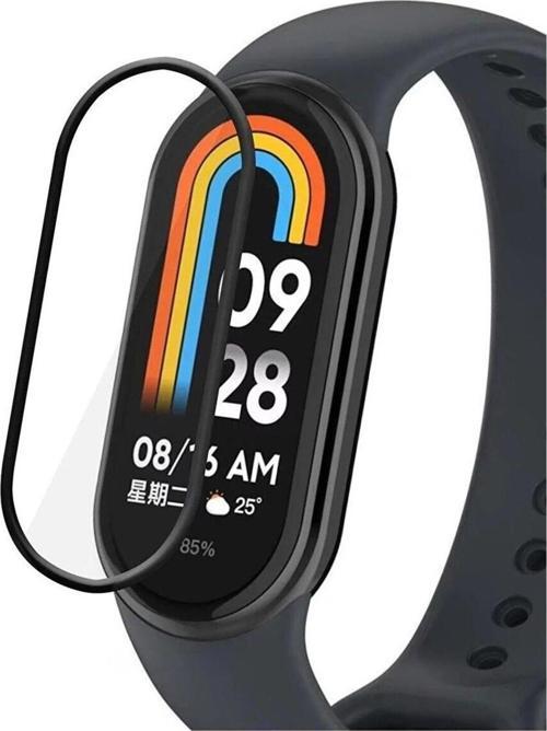 Xiaomi Mi Band 8 Uyumlu 5D Nano Ekran Koruyucu 2 Adet