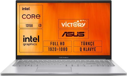 Vivobook 15 i3-1315U 8GB 512GB SSD 15.6" FHD Freedos Taşınabilir Bilgisayar X1504VA-NJ2379