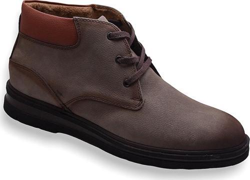 Bülent saraç 214 Hakiki Deri Erkek Bot Ayakkabı Günlük Nubuk Süet