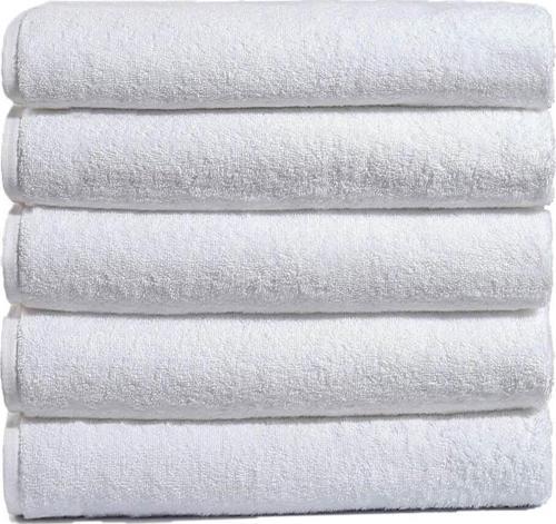5 li El Yüz Otel Havlusu 50x90 Cm Beyaz 20/2 Ring 250 Gr