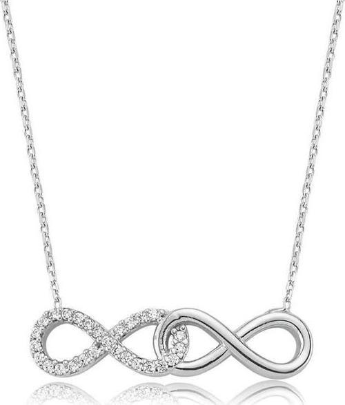 Gümüş Sonsuz Aşk Bayan Kolye SL1731