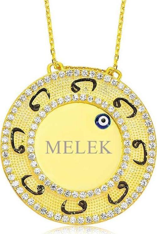 Gümüş Vav Kişiye Özel İsimli Bayan Kolye SL2738