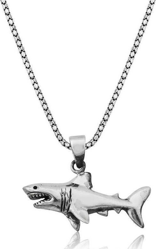 Gümüş Köpek Balığı Kolye SL3324