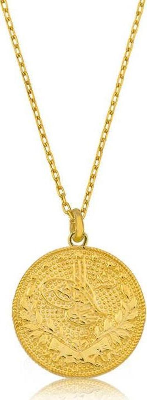 Gümüş Reşat Altın Bayan Kolye SL3404