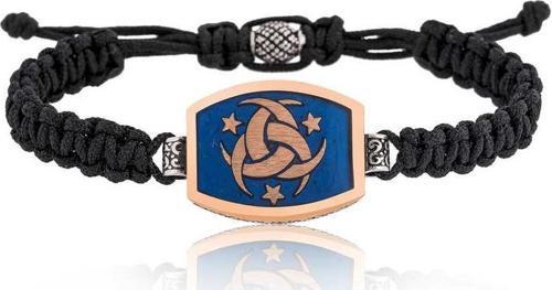 Gümüş Teşkilat-ı Mahsusa Makrome Erkek Bileklik SL1404