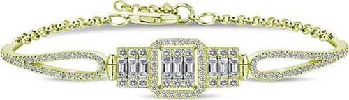 ​Gümüş Gold Baget Bayan Bileklik SL3618